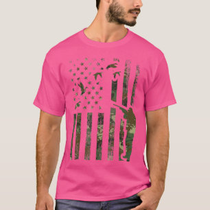 Camiseta Duck Hunting Camo Men Camouflage Hunter Gift Ameri