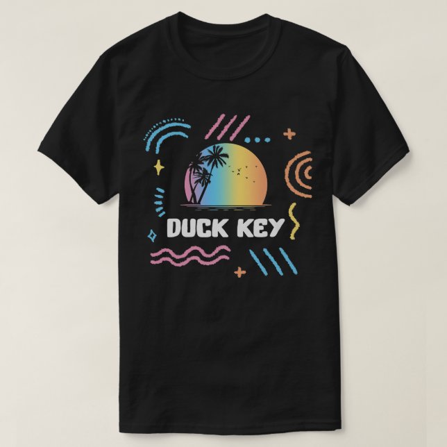 Camiseta Duck Key Surfing Vacation Family Mating Sou (Diseño del anverso)