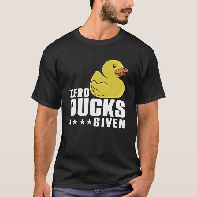 Camiseta Duck Lover Funny Duck Zero Ducks Dada A Los Niños (Anverso)