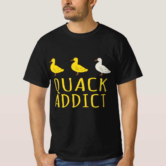 Camiseta Duck Lover - Quack Addict (Anverso)