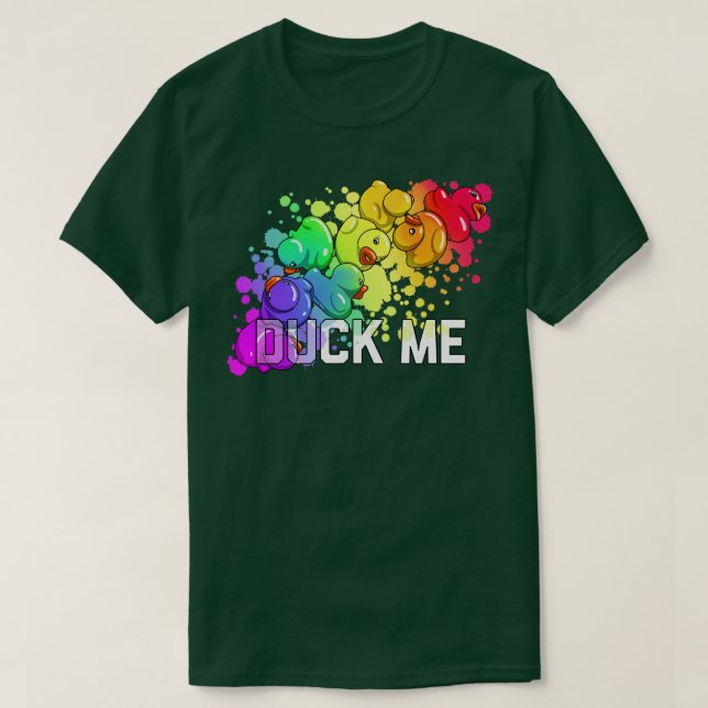 Camiseta Duck Me (Diseño del anverso)