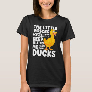 Camiseta Duck Mi Cabeza Sigue Diéndome Que Consiga Más Pato