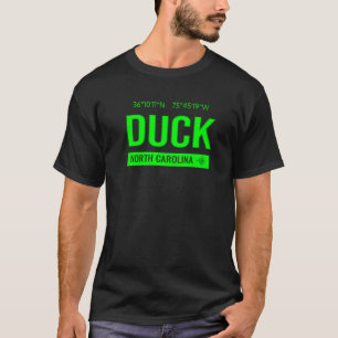 Camiseta Duck North Carolina Beach Visite Outer Banks Gps C