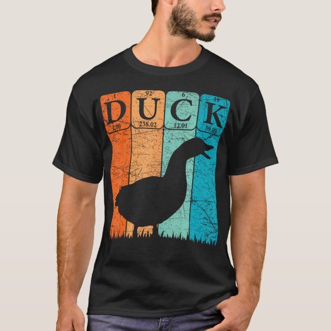 Camiseta Duck Peridic Table Elements Duck Farmer (Anverso)