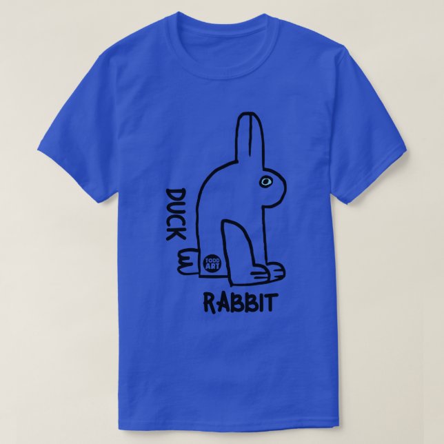CAMISETA DUCK RABBIT (Diseño del anverso)