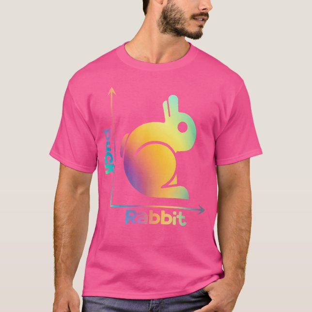 Camiseta Duck Rabbit Optical Illusion Science Nerd Math Gee (Anverso)