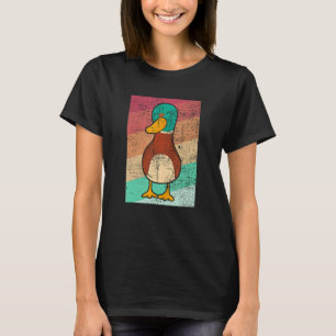 Camiseta Duck Retro Gráfico Pato Susurro Pato
