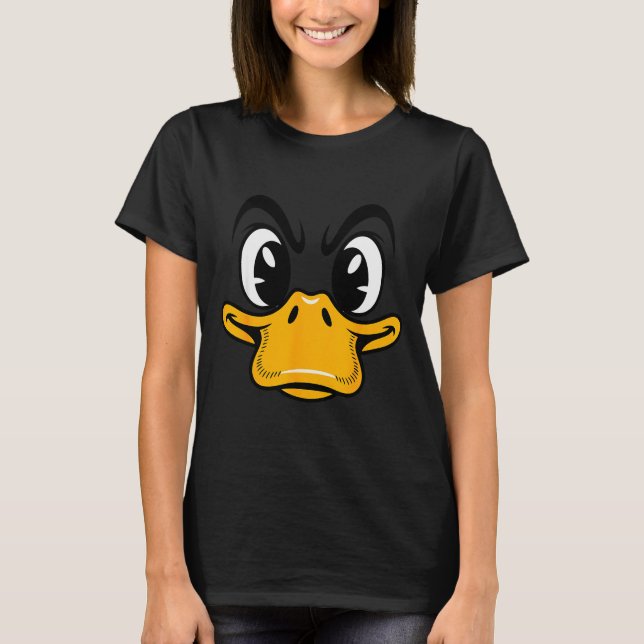 Camiseta Duck Shirt Adult Kids Men Women Yellow Duck Face C (Anverso)