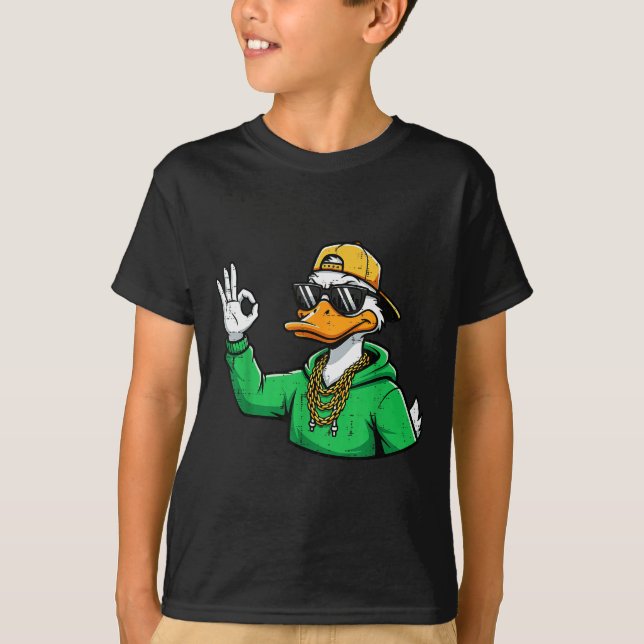 Camiseta Duck Sungles Men Kids Boys Girls Youth Teen Women  (Anverso)