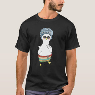 Camiseta Duck Surfer Summer Vacation Ocean Surfing Duck