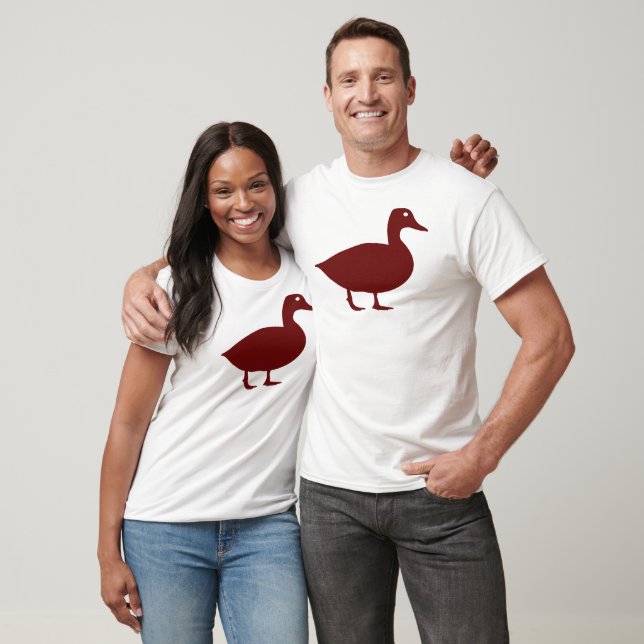 Camiseta Duck T-Shirt Dark Red (Unisexo)