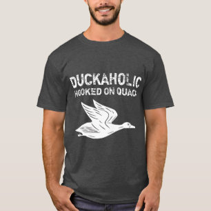 Camiseta Duckaholic Enganchado A Regalos Del Día De Los Pa