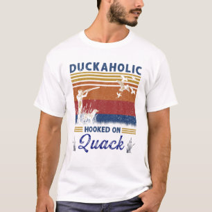Camiseta Duckaholic Enganchado Con El Regalo De Cazadores D