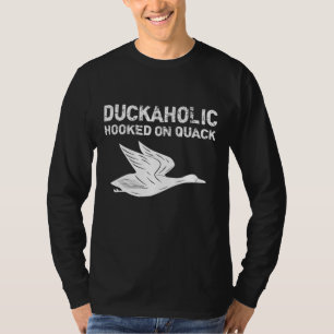 Camiseta Duckaholic enganchado en la cacería de regalos del