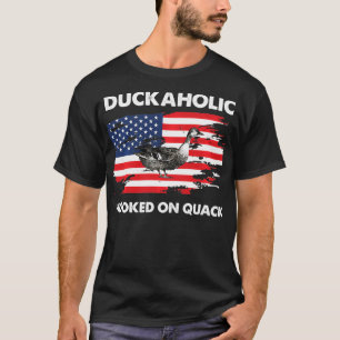 Camiseta Duckaholic enganchado en la divertida cacería de p