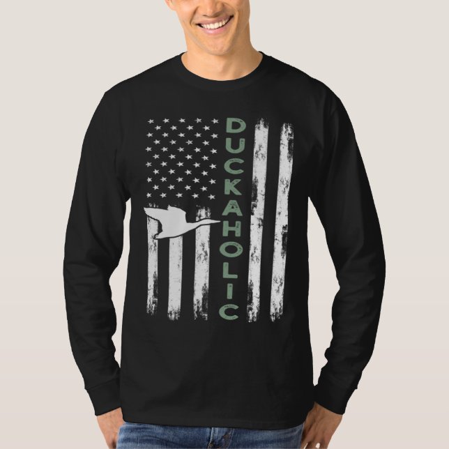 Camiseta Duckaholic  Ideas for a Duck Hunter and Bird (Anverso)
