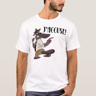 Camiseta Duckbill del ladrillo: ¡J'Accuse!