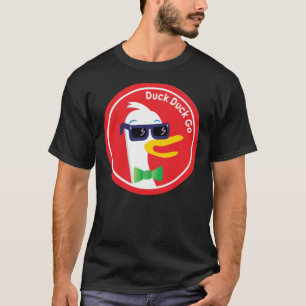 Camiseta Duckduckgo Sunglasses Icon Logo  