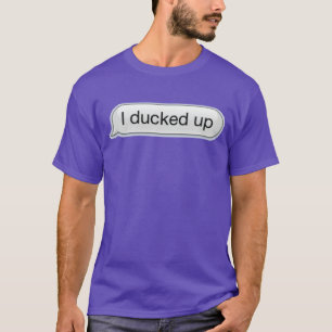 Camiseta ducked para arriba