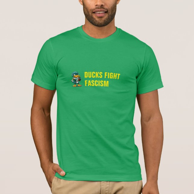 CAMISETA DUCKS FIGHT FASCISM (Anverso)