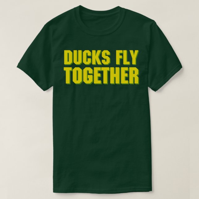 CAMISETA DUCKS FLY TOGETHER  (Diseño del anverso)