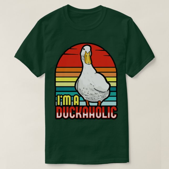 Camiseta Ducks Im A Duckaholic (Diseño del anverso)