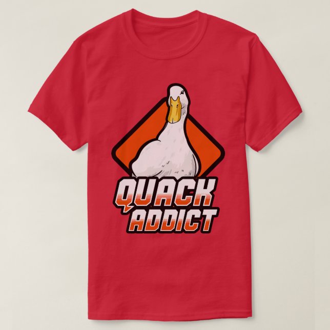 Camiseta Ducks Quack Addict (Diseño del anverso)