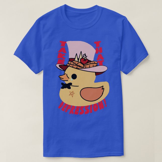 Camiseta Ducky Morning el Blues (Diseño del anverso)