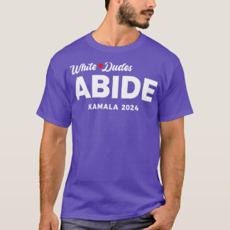 Camiseta Dudas blancas para Abide Kamala 2024
