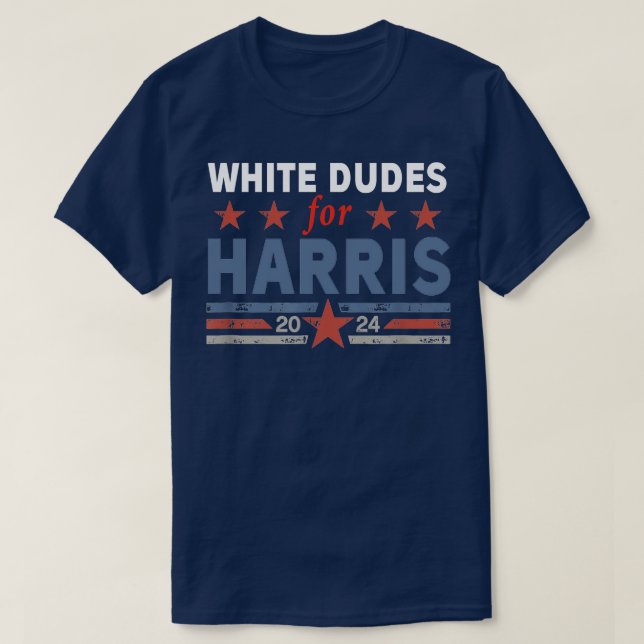 Camiseta Dudas Blancas Para Kamala 2 (Diseño del anverso)