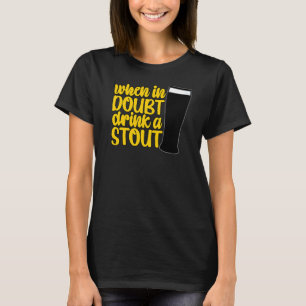 Camiseta Dudas de beber cerveza, bar IPA para beber cerveza