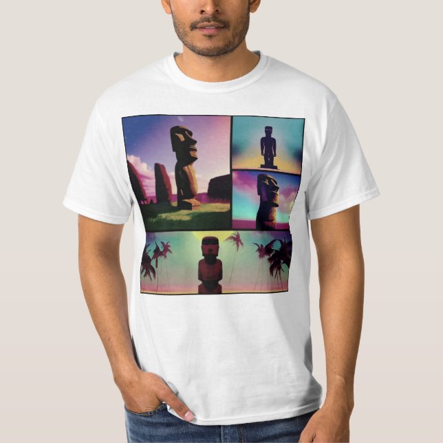 Camiseta Dudes de Isla de Pascua (Anverso)