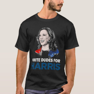 Camiseta Dudes De Mujeres Harris Apoyan A La Presidenta Kam