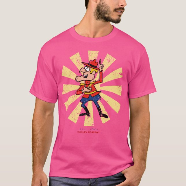 Camiseta Dudley Do Right Retro Japonés (Anverso)