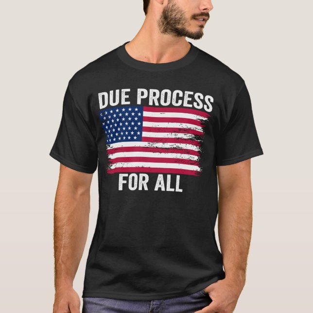 Camiseta Due Process For All Support Due Process (Anverso)