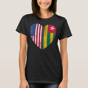 Camiseta Duel Heart Togo y ciudadano estadounidense del due