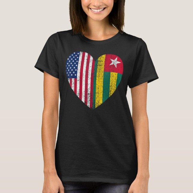 Camiseta Duel Heart Togo y ciudadano estadounidense del due (Anverso)