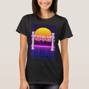 Camiseta Duele, pero es la escultura estética de vaporwave 