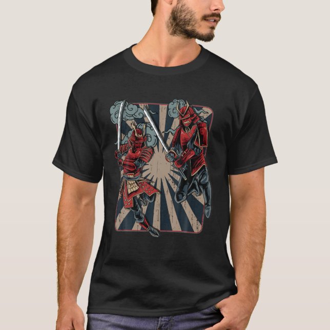 Camiseta Duele Samurai | Arte/Argo japonés retro vintage (Anverso)