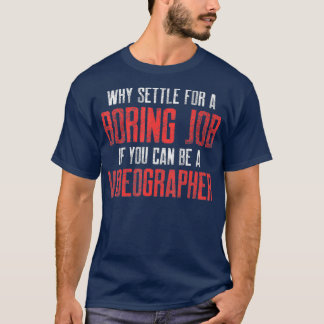Camiseta Duelo de cineasta de vídeo Settle Videography