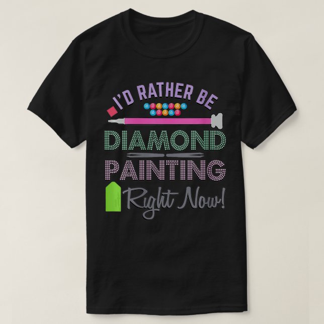 Camiseta Duelo de pintura de diamantes para mujeres (Diseño del anverso)