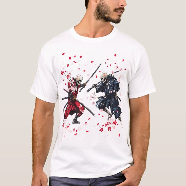 Camiseta Duelo de Samuráis de la Calavera (Anverso)