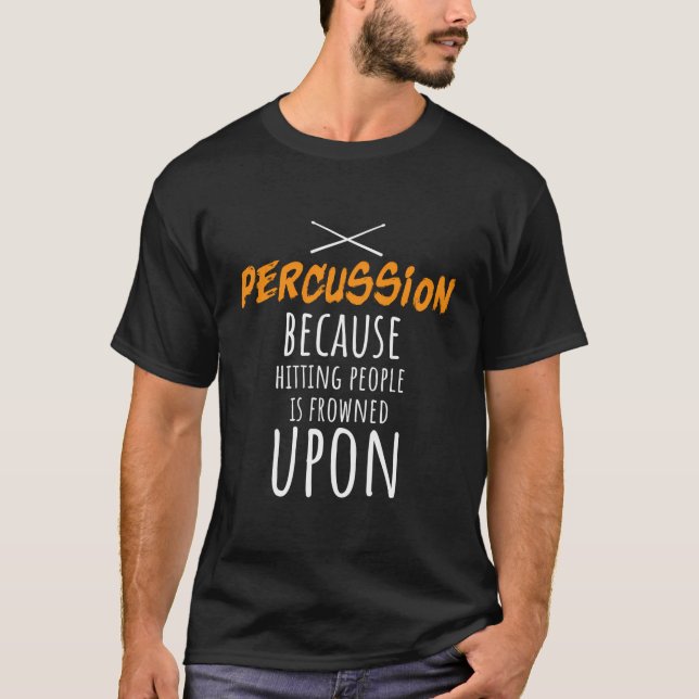 Camiseta Duelo de tambores de juego de tambores Percusión M (Anverso)