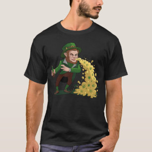 Camiseta Duelo divertido de duendes irlandeses lanzando gal