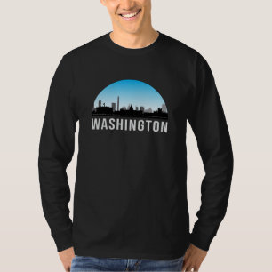Camiseta Duelo divertido en Washington USA City Cityscape S