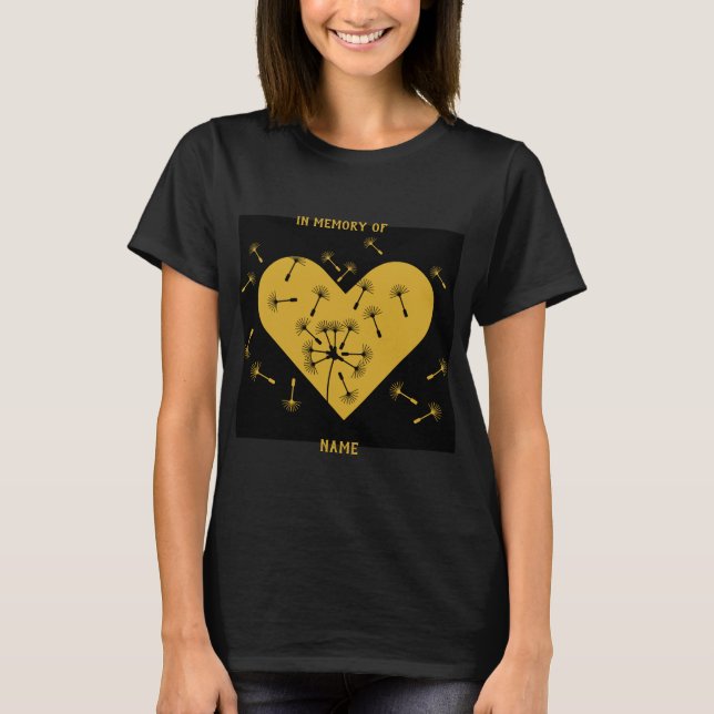 Camiseta duelo y pérdida (Anverso)