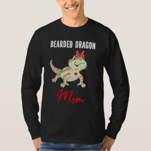 Camiseta Dueña de dragón barbudo mascota lagarto reptil
