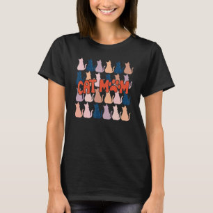 Camiseta Dueña de gatito adorable gata mamá mujer Anima