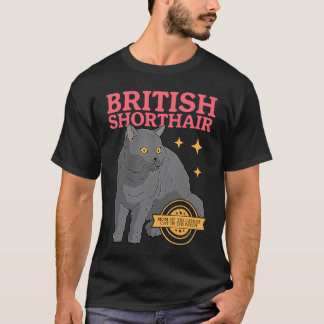Camiseta Dueña de gato British Shorthair Mamá British Short