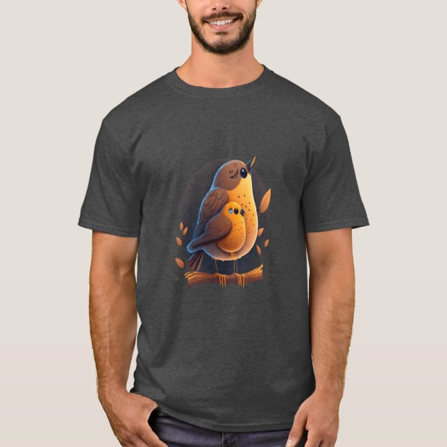 Camiseta Dueña de Mascota de pájaro Madre abrazando a un ni (Anverso)